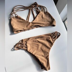 Mikoh Swimwear Bikini Set in Kava